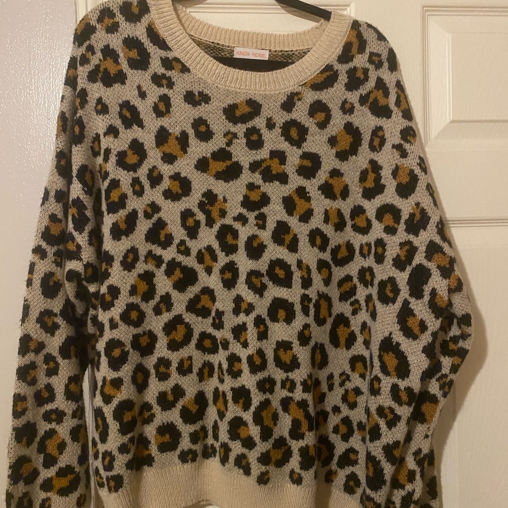 Cheetah Sweater